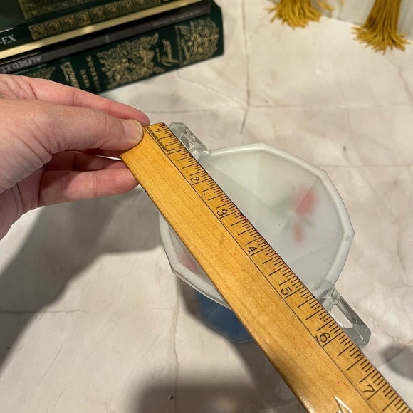 VINTAGE Indiana Glass Westmoreland Red Tulip Glass Sugar & Creamer - Picture 15 of 16